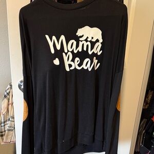 Black Mama Bear Women's Top